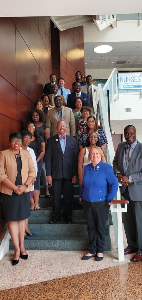 Members from Barnes-Jewish College Goldfarb School of Nursing and Harris-Stowe State University