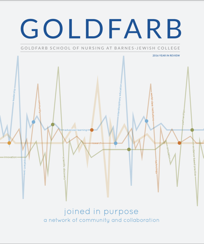 Cover image of GOLDFARB 2016 Year in Review Magazine