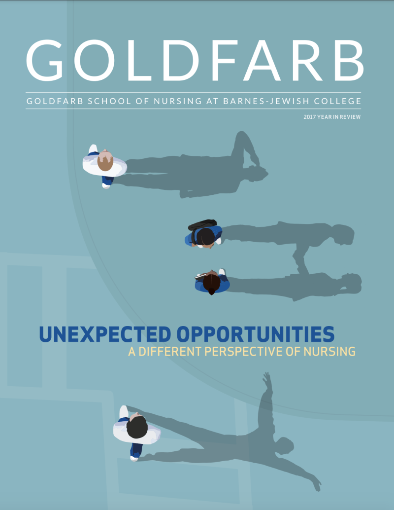 Cover image of GOLDFARB 2017 Year in Review Magazine